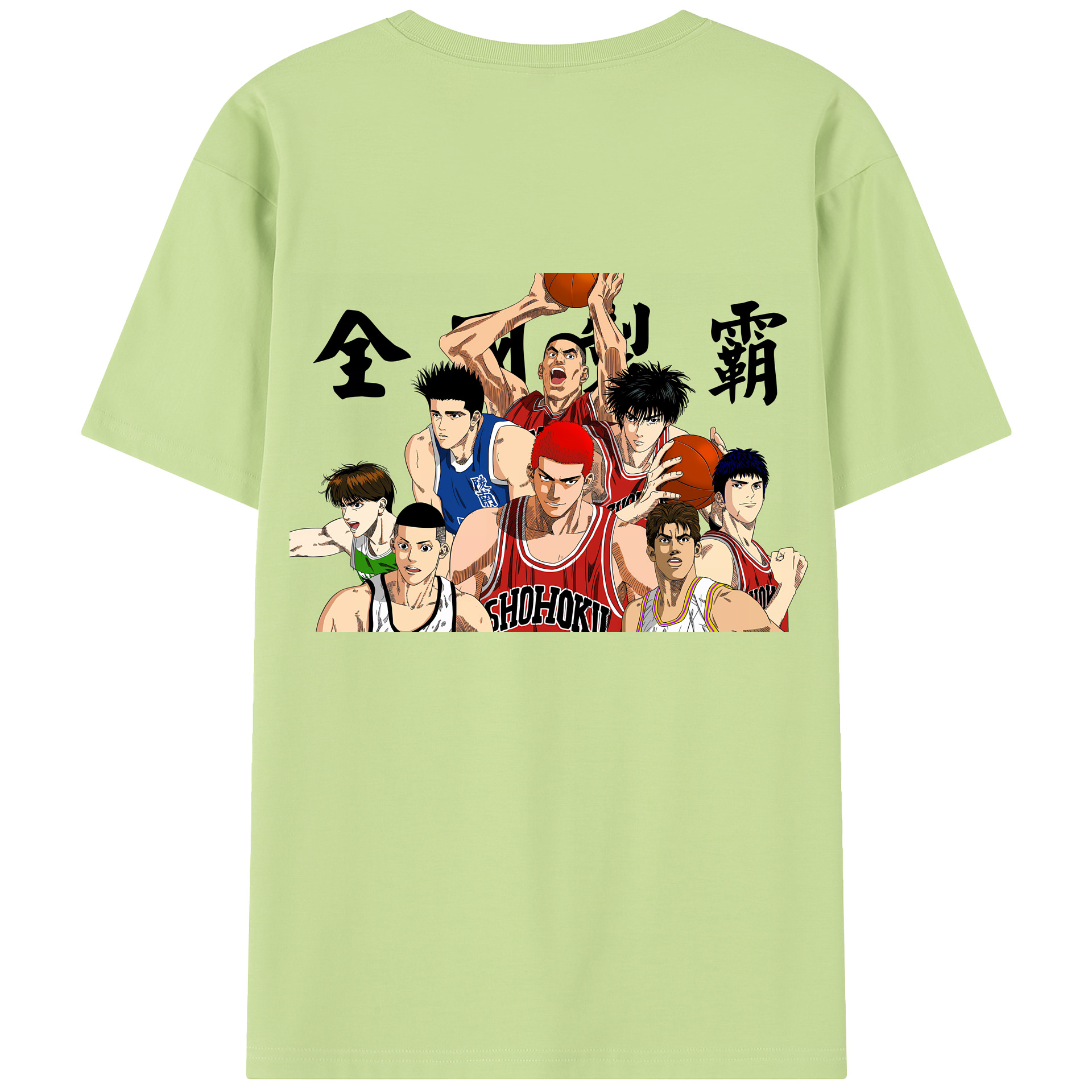 （画像用） SLAM DUNK／スラムダンク 綿100％半袖Tシャツ（背面プリント）